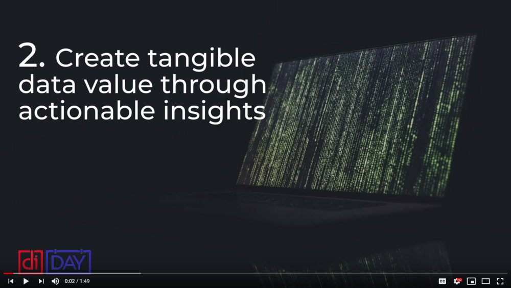 Creating actionable insights from data.